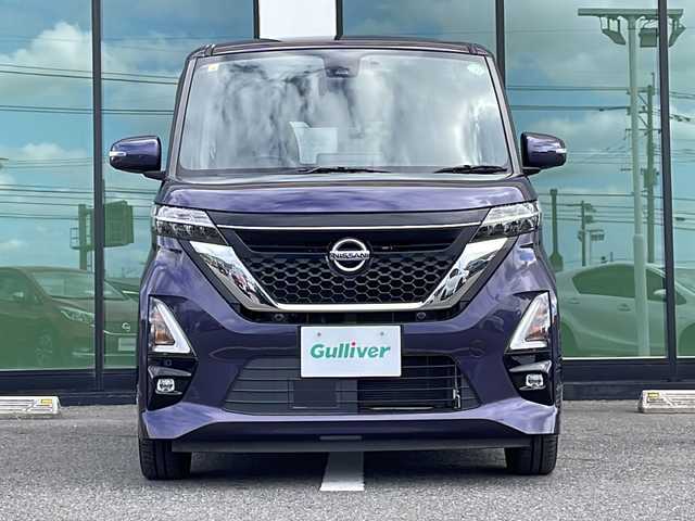 日産 ルークス ハイウェイスター X 福岡県 2020(令2)年 3.4万km アメジストパープル 純正メモリナビ/MM320D-L/アラウンドビューモニター/BT接続/フルセグTV/ETC/スマートキー/プッシュスタート/LEDヘッドライト/オートライト