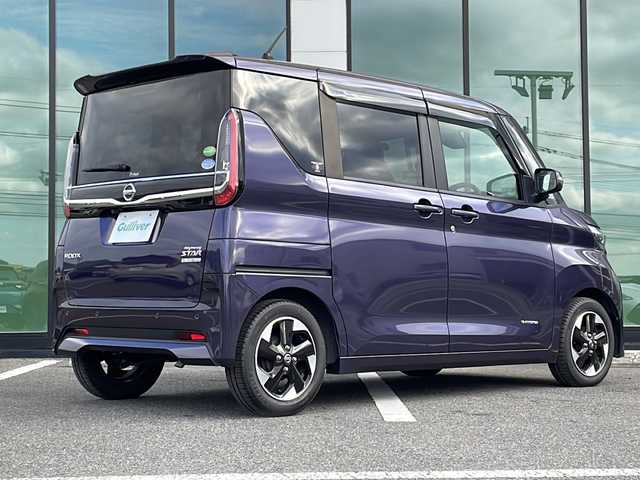 日産 ルークス ハイウェイスター X 福岡県 2020(令2)年 3.4万km アメジストパープル 純正メモリナビ/MM320D-L/アラウンドビューモニター/BT接続/フルセグTV/ETC/スマートキー/プッシュスタート/LEDヘッドライト/オートライト