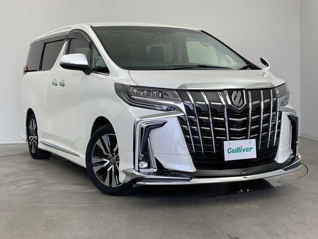 トヨタ アルファード S Cパッケージ 新潟県 2020(令2)年 2.8万km パール 純正ディスプレイオーディオ（Bluetooth/TV/CD/AppleCarPlay/AndroidAuto)/トヨタセーフティセンス/純正ドラレコ前方のみ/純正フリップダウンモニター/純正ドアバイザー/パワーステアリング/パワーウィンドウ/パワーリアゲート/３眼LEDヘッドライト/D＋N席(パワーシート/シートヒーター/シートベンチレーション）/モデリスタエアロ（F/S/R）/モデリスタスポーツマフラー