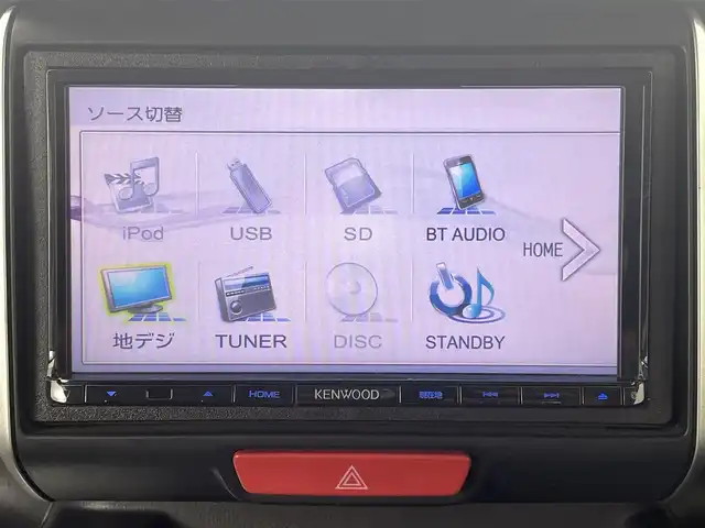 ホンダ Ｎ ＢＯＸ カスタム ターボ SSパッケージ 熊本県 2016(平28)年 5.7万km プレミアムベルベットパープル・パール 社外ナビ（ＣＤ・ＤＶＤ・フルセグ・ＢＴ）/バックカメラ　/ビルトインＥＴＣ　/社外前後ドライブレコーダー　/両側パワースライドドア　/クルーズコントロール　/衝突軽減ブレーキ　/横滑り防止　/前席シートヒーター/ハーフレザーシート/オートリトラミラー/社外フロアマット/純正１５インチAW/オートライト/HIDライト/フォグランプ/スマートキー/プッシュスタート/スペアキー1本