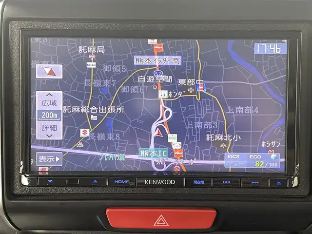 ホンダ Ｎ ＢＯＸ カスタム ターボ SSパッケージ 熊本県 2016(平28)年 5.7万km プレミアムベルベットパープル・パール 社外ナビ（ＣＤ・ＤＶＤ・フルセグ・ＢＴ）/バックカメラ　/ビルトインＥＴＣ　/社外前後ドライブレコーダー　/両側パワースライドドア　/クルーズコントロール　/衝突軽減ブレーキ　/横滑り防止　/前席シートヒーター/ハーフレザーシート/オートリトラミラー/社外フロアマット/純正１５インチAW/オートライト/HIDライト/フォグランプ/スマートキー/プッシュスタート/スペアキー1本