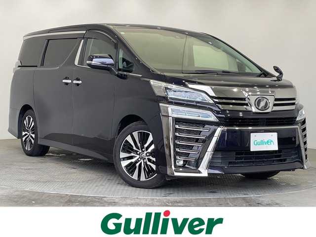 トヨタ ヴェルファイア Z Gエディション 栃木県 2018(平30)年 3.6万km スパークリングブラックパールクリスタルシャイン 純正メモリナビ/　(CD/DVD/フルセグTV/Bluetooth)/バックカメラ/フリップダウンモニター/トヨタセーフティセンス/・プリクラッシュセーフティ/・レーントレーシングアシスト/・レーンディパーチャーアラート/・ロードサインアシスト/・レーダークルーズコントロール/・オートマチックハイビーム/・先行車発進アラーム/・プロアクティブドライビングアシスト/・レーンチェンジアシスト/・緊急時操舵支援/ビルトインETC/両側パワースライドドア/ドライブレコーダー/前席シートヒーター/前席シートヒーター/前席シートベンチレーション/デジタルインナーミラー/純正AW/純正フロアマット