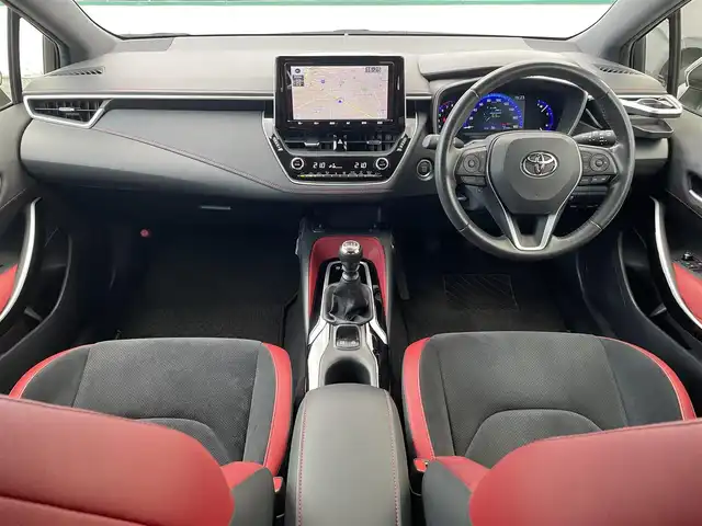 トヨタ カローラ スポーツ G Z 愛知県 2018(平30)年 4.8万km ホワイトパールクリスタルシャイン 6速マニュアル車/ターボ車/SD純正ナビ/・Bluetooth接続/・CD/DVD/・フルセグTV/ETC/アダプティブクルーズコントロール/プリクラッシュセーフティ/レーンディパーチャーアラート/ロードサインアシスト/横滑り防止/オートハイビーム/ドライブモードセレクター/電動パーキングブレーキ/オートブレーキホールド/シートヒーター/モデリスタエアロ/純正１８インチアルミホイール/フォグランプ/プッシュスタート