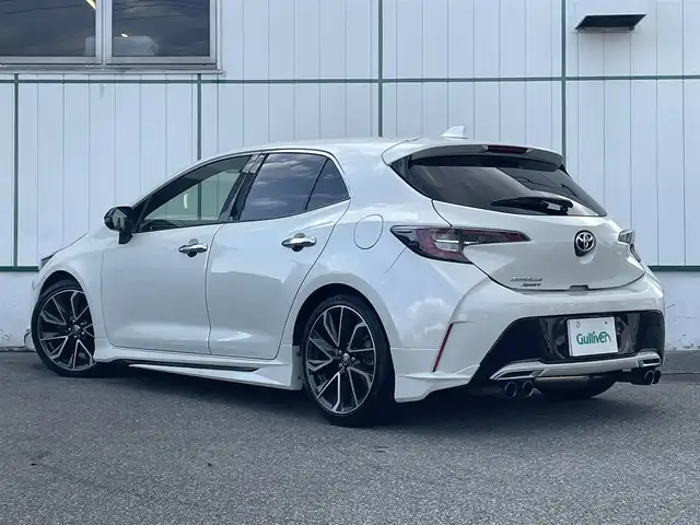 トヨタ カローラ スポーツ G Z 愛知県 2018(平30)年 4.8万km ホワイトパールクリスタルシャイン 6速マニュアル車/ターボ車/SD純正ナビ/・Bluetooth接続/・CD/DVD/・フルセグTV/ETC/アダプティブクルーズコントロール/プリクラッシュセーフティ/レーンディパーチャーアラート/ロードサインアシスト/横滑り防止/オートハイビーム/ドライブモードセレクター/電動パーキングブレーキ/オートブレーキホールド/シートヒーター/モデリスタエアロ/純正１８インチアルミホイール/フォグランプ/プッシュスタート