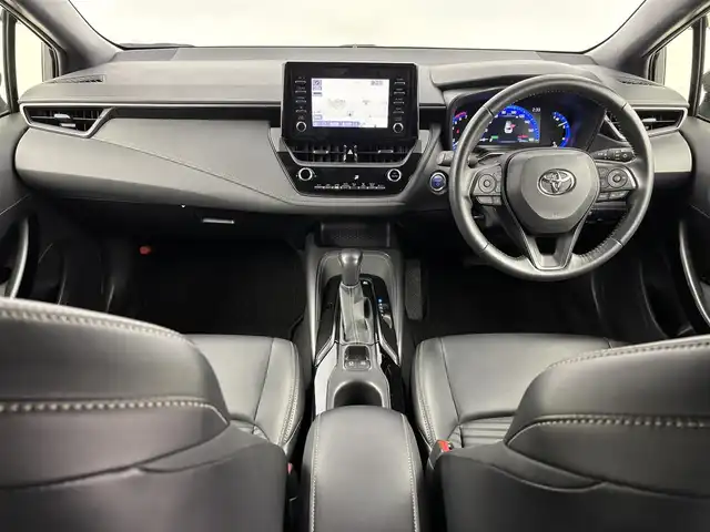 トヨタ カローラツーリング ハイブリッド ダブルバイビー 埼玉県 2021(令3)年 2.9万km スパークリングブラックパールクリスタルシャイン トヨタセーフティセンス/純正メモリナビ/レーダークルーズコントロール/バックカメラ/ビルトインETC/純正１７インチAW/プッシュスタート/スマートキー/スペアキー