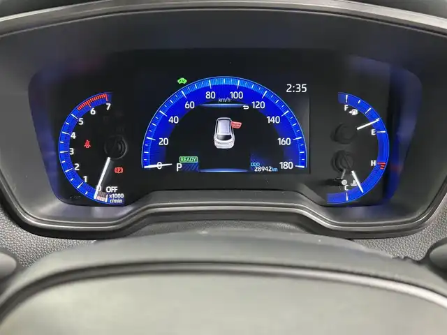 トヨタ カローラツーリング ハイブリッド ダブルバイビー 埼玉県 2021(令3)年 2.9万km スパークリングブラックパールクリスタルシャイン トヨタセーフティセンス/純正メモリナビ/レーダークルーズコントロール/バックカメラ/ビルトインETC/純正１７インチAW/プッシュスタート/スマートキー/スペアキー