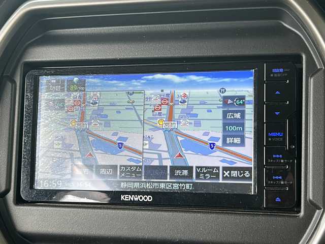 スズキ ハスラー Jスタイル Ⅱ 静岡県 2024(令6)年 2.3万km デニムブルー ガンメタリック 2トーン 社外SDナビ/・CD/・DVD/・Bluetooth/・フルセグTV/・AM/・FM/主要装備/・スズキセーフティーセンス/・衝突軽減/・レーンキープ/・追従クルコン/・オートハイビーム/・コーナーセンサー/・バックカメラ/・ETC/・ドラレコ前後/・シートヒーター/・純正アルミホイール/・純正フロアマット