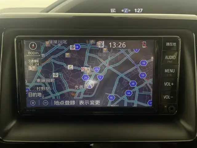 トヨタ ヴォクシー ハイブリッド ZS 煌Ⅲ 大阪府 2021(令3)年 5万km ホワイトパールクリスタルシャイン トヨタセーフティーセンス/　・プリクラッシュセーフティ/　・レーントレーシングアシスト[LTA]/　・レーダークルーズコントロール（全車速追従機能付）/　・アダプティブハイビームシステム［AHS］/　・オートマチックハイビーム[AHB]/　・ロードサインアシスト[RSA]/純正ナビ（Bluetooth/CD）/フルセグTV/バックカメラ/両側パワースライドドア/LEDヘッドライト/フォグランプ/ハーフレザーシート/シートヒーター/純正16インチアルミホイール/コーナーセンサー/USB充電/スマートキー