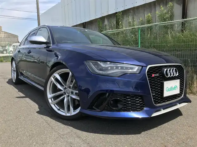 アウディ ＲＳ６ アバント 群馬県 2014(平26)年 8.5万km エストリアルブルークリスタルエフェクト 4WD/純正ナビ(Bluetooth/AM/FM)/パワーテールゲート/ビルトインETC/ドライブレコーダー/クルーズコントロール/横滑り防止装置/IC付ツインターボ/LEDヘッドランプ/オートライト/デュアルオートエアコン/本革巻きステアリング/ステアリングスイッチ/バルコナレザーシート/全席シートヒーター/前席パワーシート/運転席メモリー機能/純正21インチアルミホイール/アドバンストキーシステム/ユピテルGPS&レーダー探知機/禁煙車