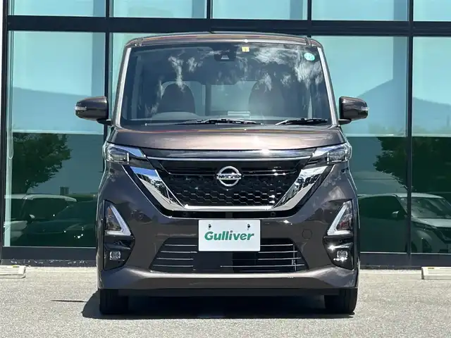 日産 ルークス HWS X プロパイロットED 和歌山県 2022(令4)年 2.3万km アッシュブラウンM プロパイロット/純正ナビ/アラウンドビューモニター/両側パワースライドドア/アイドリングストップ/純正アルミホイール/革巻きステアリング/ハーフレザーシート/プレミアムグラデーションインテリア/エマージェンシーブレーキ/コーナーセンサー/LEDヘッドライト/オートライト