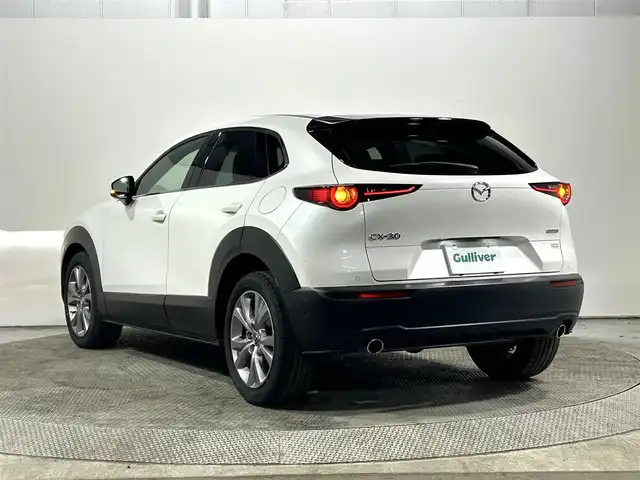 マツダ ＣＸ－３０ XD Lパッケージ 大阪府 2021(令3)年 2.6万km スノーフレイクホワイトパールマイカ 純正ナビ(フルセグ/DVD再生/Bluetooth) 360カメラ ETC 革シート パワーシート/ヒーター ハンドルヒーター 電動リアゲート 衝突軽減 レーダーC クリアランスソナー 前後ドラレコ