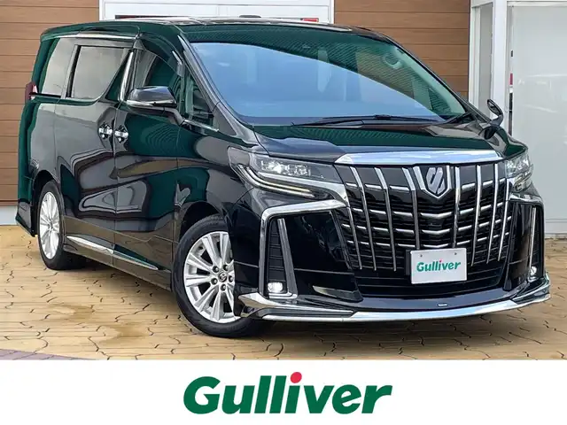 トヨタ アルファード S Aパッケージ 宮崎県 2019(令1)年 8.3万km ブラック ALPINE11インチナビ（フルセグTV/CD/DVD/BT/USB）/ツインムーンルーフ/モデリスタエアロ/モデリスタマフラー/インテリジェントクリアランスソナー/フリップダウンモニター/レーダークルーズコントロール/両側パワースライドドア/ETC/バックカメラ/ブラインドスポットモニター/レーントレーシングアシスト/パーキングサポートブレーキ/プリクラッシュセーフティ/オートライト/オートハイビーム/LEDヘッドライト/フォグランプ/プッシュスタート/スマートキー/純正18インチAW