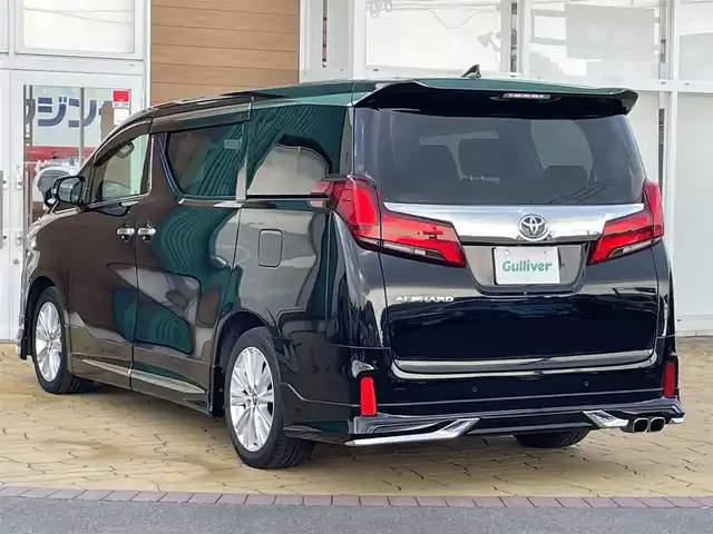 トヨタ アルファード S Aパッケージ 宮崎県 2019(令1)年 8.3万km ブラック ALPINE11インチナビ（フルセグTV/CD/DVD/BT/USB）/ツインムーンルーフ/モデリスタエアロ/モデリスタマフラー/インテリジェントクリアランスソナー/フリップダウンモニター/レーダークルーズコントロール/両側パワースライドドア/ETC/バックカメラ/ブラインドスポットモニター/レーントレーシングアシスト/パーキングサポートブレーキ/プリクラッシュセーフティ/オートライト/オートハイビーム/LEDヘッドライト/フォグランプ/プッシュスタート/スマートキー/純正18インチAW