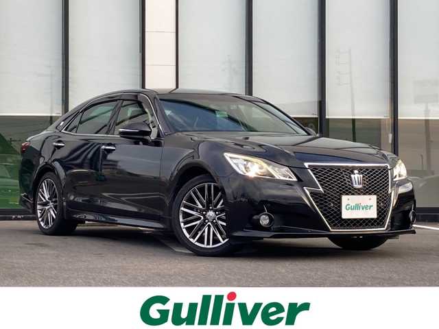 トヨタ クラウン アスリート S 岐阜県 2013(平25)年 4.2万km プレシャスブラックパール 登録時走行距離：41933km/禁煙車/純正8インチナビ/（CD/DVD/Bluetooth/フルセグTV/HDD)/バックカメラ/コーナーセンサー/クルーズコントロール/ドライブレコーダー/ETC/パワーシート/純正18インチアルミホイール/純正フロアマット/横滑り防止装置/オートライト/オートエアコン/HIDヘッドライト/スマートキー/スペアキー有/プッシュスタート/電動格納ミラー