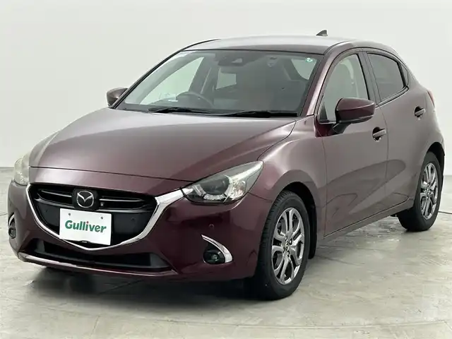 マツダ デミオ XDテーラードブラウン 福岡県 2017(平29)年 3.2万km ディープクリムゾンマイカ 純正メーカーナビ（ＢＴ，フルセグＴＶ）　/全方位カメラ　/ＥＴＣ　/前方ドライブレコーダー　/ＡＣＣ　/コーナーセンサー　/ＳＣＢＳ　/レーンキープ　/ＢＳＭ　/ＭＴモード付　/シートヒーター　/純正１６インチＡＷ　/ＬＥＤ