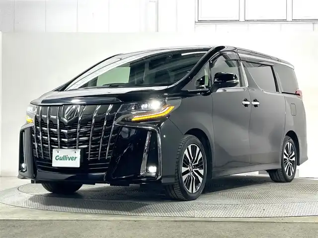 トヨタ アルファード S Cパッケージ 大阪府 2019(平31)年 4.5万km ブラック JBLサウンド 純正9incナビTV 360カメラ フリップダウンモニター 三眼LED パワーシート/ヒーター/エアコン ステアリングヒーター 電動リアゲート レーダーC 衝突軽減B レーンアシスト BSM 前後ドライブレコーダー
