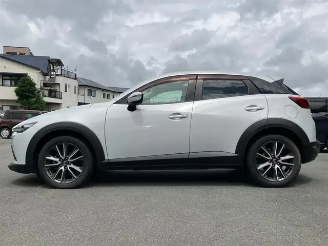マツダ ＣＸ－３ XD ツーリング 静岡県 2016(平28)年 4.8万km セラミックM エンジンスタートストップ/保証書/取扱説明書/パワーステアリング/パワーウィンドウ/パドルシフト/スマートキー/オートエアコン/クルーズコントロール/USB入力端子/バックカメラ/純正ナビ（BT）/純正フロアマット/ハーフレザー/純正アルミホイール/ABS/横滑り防止装置/オートライト/オートマチックハイビーム/LEDヘッドライト/W+サイドエアバック/衝突軽減システム/カーテンエアバック