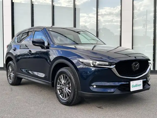 マツダ ＣＸ－５ XD Lパッケージ 大阪府 2019(令1)年 4.5万km ディープクリスタルブルーマイカ 純正ナビ /BOSEスピーカー /全方位モニター /本革シート /　（シートヒーター/パワーシート）/レーダークルーズコントロール/セーフティレーダー/ブラインドスポットミラー/ヘッドアップディスプレイ/前後ドライブレコーダー /LEDヘッドライト /ETC /純正17インチアルミホイール/純正フロアマット/地図SDなし/スペアキー有