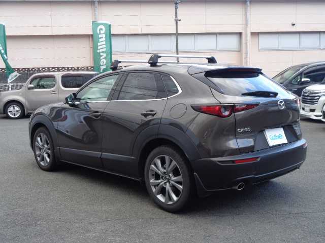 マツダ ＣＸ－３０ 20S Lパッケージ 鹿児島県 2020(令2)年 5万km チタニウムフラッシュマイカ ワンオーナー/マツダコネクトナビ/　Bluetooth DVD再生可能/　フルセグTV/アラウンドビューモニター/ホワイトレザーシート/レーダークルーズコントロール/純正ルーフキャリアー/スマートキー×2/前席パワーシート/前席シートヒーター/ハンドルヒーター/パドルシフト/ブラインドスポットモニター/新車保証書　取説有り