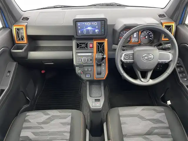 ダイハツ タフト G 富山県 2021(令3)年 0.9万km スプラッシュブルーM 純正ディスプレイオーディオ（DUK-W69D）/Bluetooth/バックカメラ/シートヒーター/スマートキー×2/衝突軽減ブレーキ/レーンキープアシスト/ステアリングスイッチ/フロントフォグ/オートライト/LEDヘッドライト/純正ドアバイザー/純正フロアマット/前後コーナーセンサー
