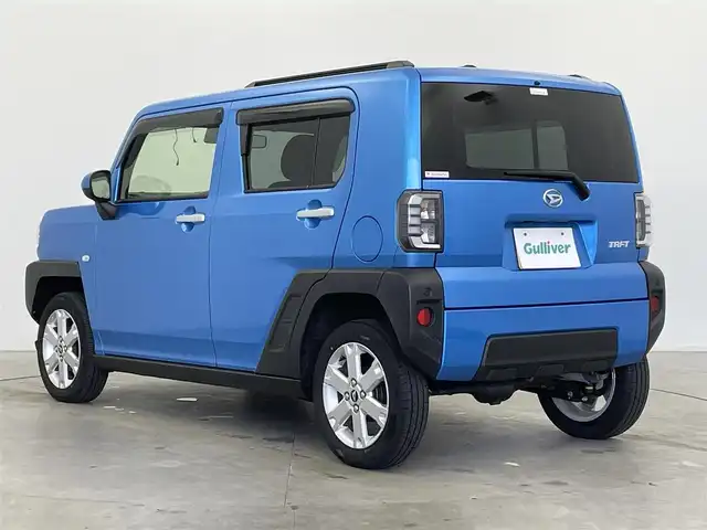 ダイハツ タフト G 富山県 2021(令3)年 0.9万km スプラッシュブルーM 純正ディスプレイオーディオ（DUK-W69D）/Bluetooth/バックカメラ/シートヒーター/スマートキー×2/衝突軽減ブレーキ/レーンキープアシスト/ステアリングスイッチ/フロントフォグ/オートライト/LEDヘッドライト/純正ドアバイザー/純正フロアマット/前後コーナーセンサー