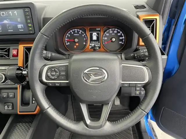 ダイハツ タフト G 富山県 2021(令3)年 0.9万km スプラッシュブルーM 純正ディスプレイオーディオ（DUK-W69D）/Bluetooth/バックカメラ/シートヒーター/スマートキー×2/衝突軽減ブレーキ/レーンキープアシスト/ステアリングスイッチ/フロントフォグ/オートライト/LEDヘッドライト/純正ドアバイザー/純正フロアマット/前後コーナーセンサー
