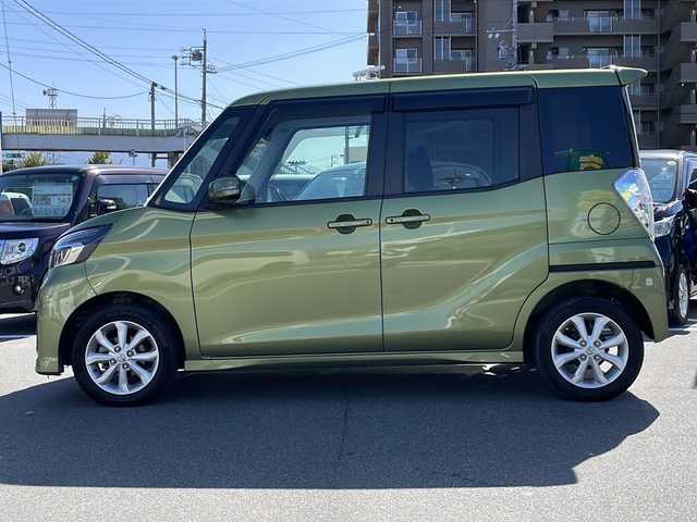 日産 デイズ ルークス ハイウェイスター Xターボ 長野県 2020(令2)年 0.6万km プレミアムオリーブメタリック ターボ/インテリジェントエマージェンシーブレーキ/車線逸脱警報/踏み間違い衝突防止アシスト/ハイビームアシスト/コーナーセンサー/アラウンドビューモニター/純正ナビ【MM319D-W】/(CD/DVD/フルセグTV/BT)/ドライブレコーダー/ETC/片側パワースライドドア/革巻きステアリング/ステアリングスイッチ/LEDヘッドライト/フォグランプ/オートライト/スマートキー/Pスタート/電動格納ミラー/ナノイー付リアリーシングファン/サンシェード（後席）/純正フロアマット/純正14インチAW