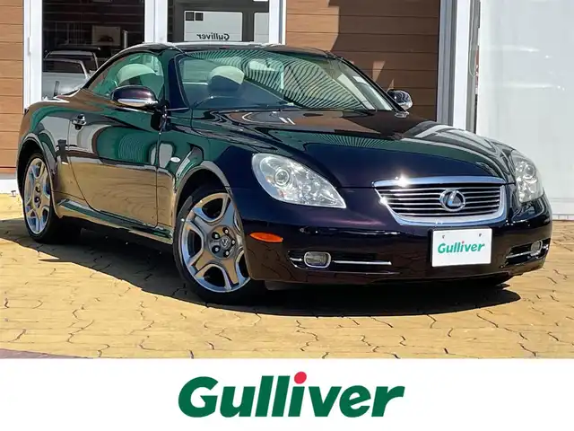 レクサス ＳＣ 430 宮崎県 2008(平20)年 8.7万km ブラキッシュレッドマイカ マークレビンソンサウンドシステム/純正HDDナビ/（AM/FM/CD/MD)/ホワイトレザーシート/シートヒーター/パワーシート/ETC/クルーズコントロール/キセノンヘッドライト/フォグランプ/純正18インチAW