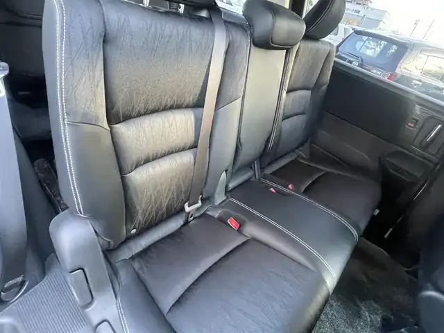 ホンダ オデッセイ アブソルート 島根県 2015(平27)年 7.2万km ホワイトオーキッドパール 純正ＳＤナビ・フルセグTV/ＤＶＤ再生・Ｂｌｕｅｔｏｏｔｈ　/純正フリップダウンモニター　/バックカメラ/ビルトインＥＴＣ　/両側パワースライドドア　/アダプティブクルーズコントロール　/衝突軽減ブレーキ　/レーンアシスト　/純正LEDヘッドライト/純正アルミホイール/純正フロアマット