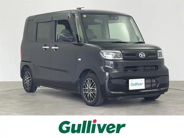 ダイハツ タント X 大分県 2020(令2)年 5万km 黒 スマートアシスト搭載/純正ナビ　/【フルセグTV、DVD再生可、BT対応】/ステアリングスイッチ/バックカメラ/前後ドライブレコーダー/左側電動スライドドア/プッシュスタート/スマートキー/ETC/前席シートヒーター/アイドリングストップ/横滑り防止装置/電動格納ミラー/純正フロアマット/オートライト/LEDヘッドライト/コーナーセンサー