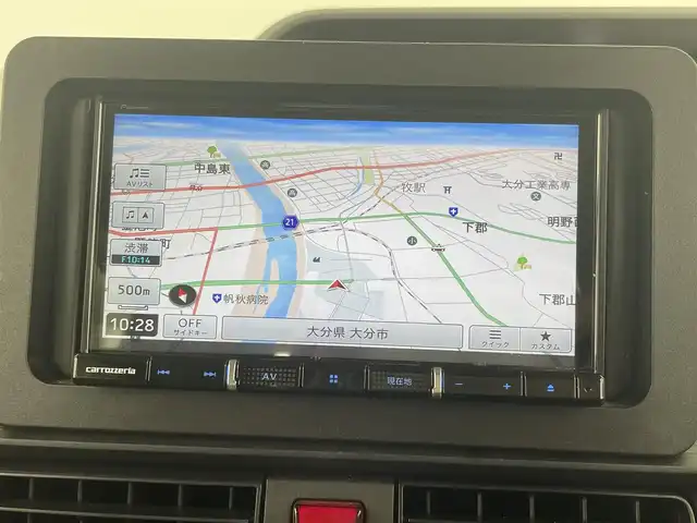 ダイハツ タント X 大分県 2020(令2)年 5万km 黒 スマートアシスト搭載/純正ナビ　/【フルセグTV、DVD再生可、BT対応】/ステアリングスイッチ/バックカメラ/前後ドライブレコーダー/左側電動スライドドア/プッシュスタート/スマートキー/ETC/前席シートヒーター/アイドリングストップ/横滑り防止装置/電動格納ミラー/純正フロアマット/オートライト/LEDヘッドライト/コーナーセンサー
