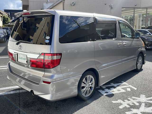 トヨタ アルファード Ｖ AS プレミアム アルカンターラ 広島県 2004(平16)年 15.3万km グレーM /登録時走行距離/　　　　　　　152244キロ/純正ナビ/バックカメラ/地デジ/両側パワースライドドア/スペアキー×１/ETC/新車時整備手帳/　　【保証書】/取扱説明書/