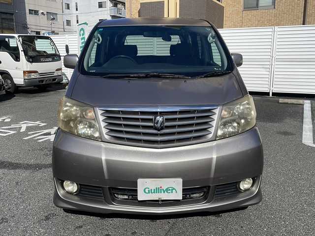 トヨタ アルファード Ｖ AS プレミアム アルカンターラ 広島県 2004(平16)年 15.3万km グレーM /登録時走行距離/　　　　　　　152244キロ/純正ナビ/バックカメラ/地デジ/両側パワースライドドア/スペアキー×１/ETC/新車時整備手帳/　　【保証書】/取扱説明書/
