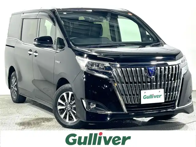 トヨタ エスクァイア ハイブリッド Gi 大阪府 2019(平31)年 5.1万km ブラック 黒革シート　純正９ｉｎｃナビＴＶ　Ｂカメラ　フリップダウンモニター　クルーズコントロール　衝突軽減Ｂ　レーンアシスト　両側パワースライドドア　シートヒーター　ＬＥＤライト　クリアランスソナー　ドラレコ