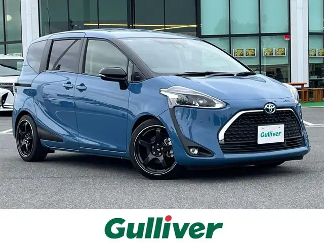 トヨタ シエンタ ハイブリッド G セーフティエディションⅡ 奈良県 2021(令3)年 1.5万km グレイッシュブルー 純正9インチナビ（NSZT-Y68T）/（フルセグ/BT/CD/DVD）/レーダークルーズコントロール/バックカメラ/前後コーナーセンサー/プリクラッシュセーフティ/レーンキープアシスト/両側パワースライドドア/前席シートヒーター/前方ドライブレコーダー/ETC/オートライト/ステアリングスイッチ/ADVAN Racing17インチAW