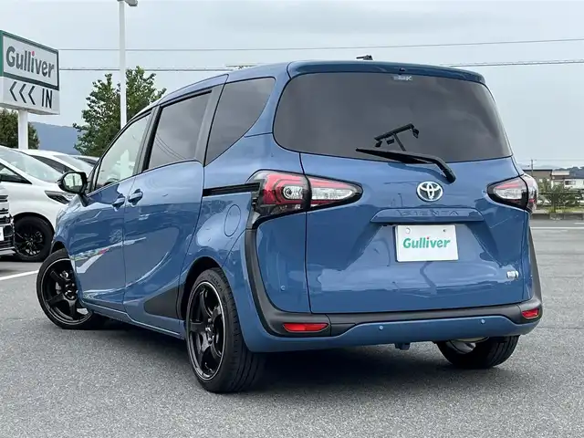 トヨタ シエンタ ハイブリッド G セーフティエディションⅡ 奈良県 2021(令3)年 1.5万km グレイッシュブルー 純正9インチナビ（NSZT-Y68T）/（フルセグ/BT/CD/DVD）/レーダークルーズコントロール/バックカメラ/前後コーナーセンサー/プリクラッシュセーフティ/レーンキープアシスト/両側パワースライドドア/前席シートヒーター/前方ドライブレコーダー/ETC/オートライト/ステアリングスイッチ/ADVAN Racing17インチAW