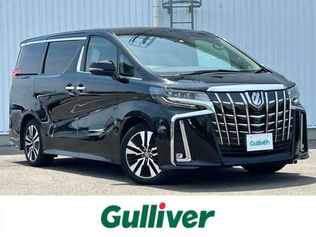 トヨタ アルファード S Cパッケージ 愛媛県 2020(令2)年 2.6万km ブラック フリップダウンモニター/JBLサウンド/パーキングアシスト/ステアリングヒーター/純正ナビ/Bluetooth/CD/DVD/Blu-ray/追従クルコン/100V充電/オットマン/電動リアゲート/前後ドラレコ/パワーシート/シートヒーター/エアシート/両側パワースライドドア/前後コーナーセンサー/デジタルインナーミラー/BSM
