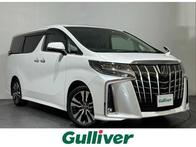 トヨタ アルファード S Cパッケージ 愛媛県 2022(令4)年 2.1万km ホワイトパールクリスタルシャイン ・９型ナビ（フルセグＴＶ・ＢＴ・ＤＶＤ・ＵＳＢ）/・バックカメラ　/・１２．１型後席モニター　/・サンルーフ　/・衝突軽減ブレーキ　/・ＤＮ席シートヒーター　/・ＤＮ席パワーシート　/・ＤＮ席ベンチレーション　/・両側電動ドア/・ステアリングヒーター/・ETC2.0/・オートマチックハイビーム/・デジタルインナーミラー