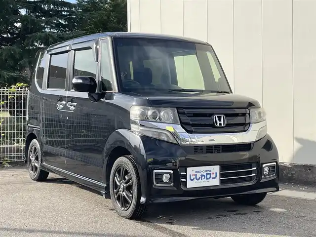 ホンダ Ｎ ＢＯＸ カスタム G L ターボ ホンダセンシング 福島県 2017(平29)年 12.7万km シャイニンググレーM (株)IDOMが運営する【じしゃロン福島店】の自社ローン専用車両になります。こちらは現金またはオートローンご利用時の価格です。自社ローンご希望の方は別途その旨お申付け下さい/社外ナビ（AM/FM/CD/DVD/BT)/バックカメラ/フルセグテレビ/両側パワースライドドア/パドルシフト/クルーズコントロール/ビルトインETC/ステアリングスイッチ/ハーフレザーシート/コーナーセンサー/純正アルミホイール/ホンダセンシング/横滑り防止装置/車線逸脱警報