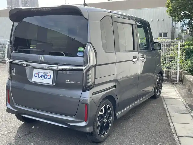 ホンダ Ｎ ＢＯＸ カスタム G L ターボ ホンダセンシング 福島県 2017(平29)年 12.7万km シャイニンググレーM (株)IDOMが運営する【じしゃロン福島店】の自社ローン専用車両になります。こちらは現金またはオートローンご利用時の価格です。自社ローンご希望の方は別途その旨お申付け下さい/社外ナビ（AM/FM/CD/DVD/BT)/バックカメラ/フルセグテレビ/両側パワースライドドア/パドルシフト/クルーズコントロール/ビルトインETC/ステアリングスイッチ/ハーフレザーシート/コーナーセンサー/純正アルミホイール/ホンダセンシング/横滑り防止装置/車線逸脱警報