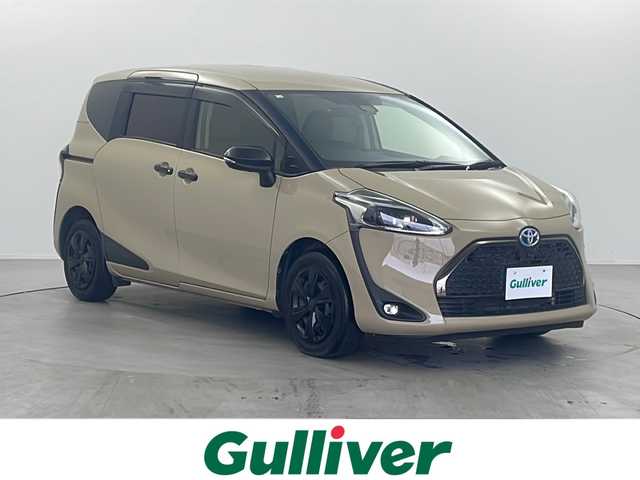 トヨタ シエンタ ハイブリッド G グランパー 栃木県 2020(令2)年 6.5万km ベージュ 純正ナビ/(BT/AM/FM/CD/DVD/フルセグ）/全周囲カメラ/ビルトインETC2.0/車線逸脱防止/パーキングサポートブレーキ/クリアランナソー/先行車発進お知らせ/クルーズコントロール/両側パワースライドドア/ステアリングヒーター/前席シートヒーター/電動格納ミラー/ステアリングスイッチ/純正１５インチAW/純正フロアマット/プッシュスタート/スマートキー