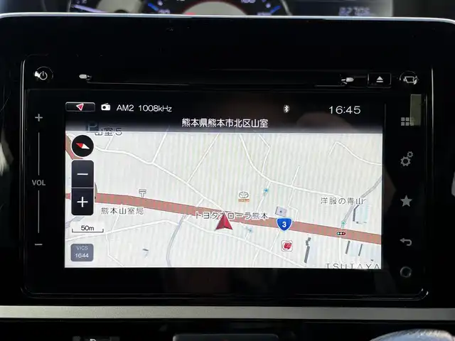 スズキ ワゴンＲ スティングレー HYBRID X 熊本県 2017(平29)年 8.3万km ブルーイッシュブラックパール3 純正ナビ/【フルセグ/CD/DVD/Bluetooth/AUX】/全方位モニター/デュアルカメラブレーキサポート/車線逸脱警報/ヘッドアップディスプレイ/革巻きステアリング/ステアリングリモコン/シートヒーター/オートLEDヘッドライト/フォグランプ/純正14インチアルミホイール/ビルトインETC/アイドリングストップ/純正ドアバイザー