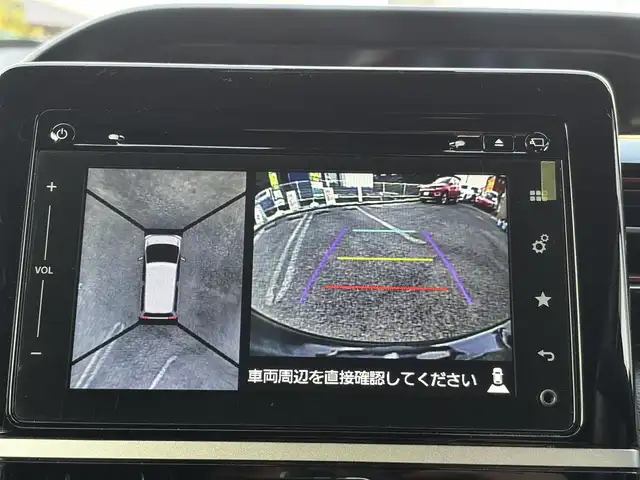 スズキ ワゴンＲ スティングレー HYBRID X 熊本県 2017(平29)年 8.3万km ブルーイッシュブラックパール3 純正ナビ/【フルセグ/CD/DVD/Bluetooth/AUX】/全方位モニター/デュアルカメラブレーキサポート/車線逸脱警報/ヘッドアップディスプレイ/革巻きステアリング/ステアリングリモコン/シートヒーター/オートLEDヘッドライト/フォグランプ/純正14インチアルミホイール/ビルトインETC/アイドリングストップ/純正ドアバイザー
