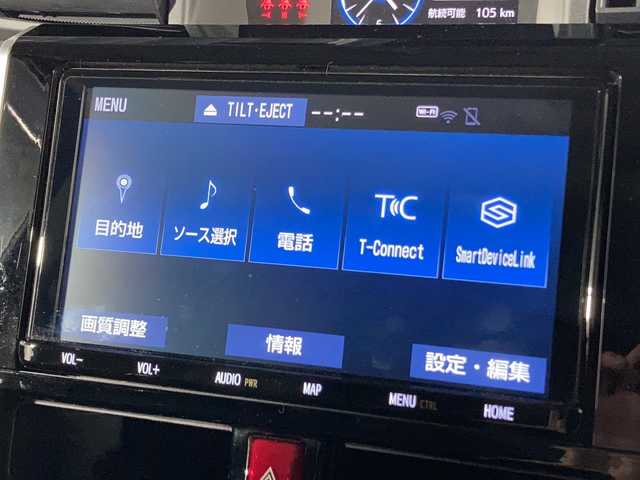 トヨタ ルーミー カスタムG－T 沖縄県 2020(令2)年 7万km ブラックマイカメタリック 県外仕入れ　/禁煙車　/純正９インチナビ　[NSZT-Y68T]/フルセグＴＶ　ＣＤ　ＤＶＤ　Ｂｌｕｅｔｏｏｔｈ　/スマートアシスト/・衝突被害軽減ブレーキ/・車線逸脱警報機能/アダプティブクルーズコントロール　/バックカメラ/ＥＴＣ　/前後ドライブレコーダー　/電動パーキングブレーキ/LEDヘッドライト/オートライト/シートバックテーブル/純正アルミホイール/純正ドアバイザー/後席サンシェード