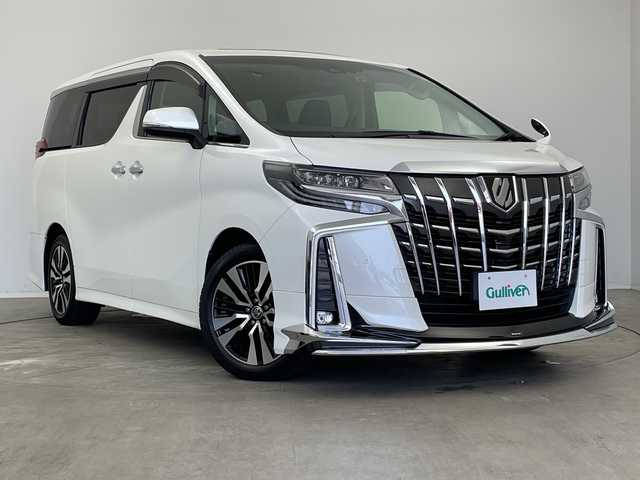 トヨタ アルファード S Cパッケージ 新潟県 2020(令2)年 1.7万km ホワイトパールクリスタルシャイン ディスプレイオーディオ/CD/DVD/Bluetooth/AppleCarPlay/AndroidAuto/フルセグ/USB/バックモニター/トヨタセーフティセンス/衝突被害軽減システム/レーンキープアシスト/レーダークルーズコントロ―ル/フリップダウンモニター/純正ビルトインETC/フロントドライブレコーダー/モデリスタエアロ/サンルーフ/3列シート/オットマン/電動リアゲート/レザーシート/全席パワーシート/前席シートヒーター/前席エアシート/両側パワースライドドア/純正フロアマット/純正LEDヘッドライト/オートライト/オートマチックハイビーム/純正18インチAW夏タイヤ/ABS/横滑り防止機能/前後コーナーセンサー/盗難防止装置/ステアリングヒーター/保証書/取扱説明書/スペアキー