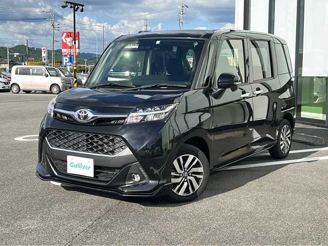 トヨタ タンク カスタムG 愛知県 2020(令2)年 2.1万km ブラックマイカメタリック 登録時走行距離20292km/純正ＳＤナビ　/シートヒーター　/バックカメラ　/両側パワースライドドア　/プッシュスタート　/スマートキー　/スペアキー/ＬＥＤヘッドライト　/オートハイビーム　/オートライト/前後コーナーセンサー　/横滑り防止装置　/衝突軽減システム/純正14インチアルミホイール/電動格納ミラー