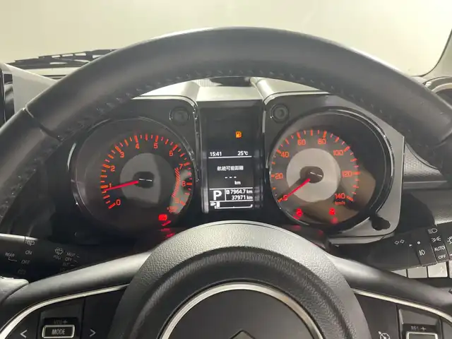 スズキ ジムニー XC 福岡県 2021(令3)年 3.8万km ブルーイッシュブラックパール3 ・社外SDナビ　/（ＡＭ　ＦＭ　ＣＤ　ＤＶＤ　ＳＤ　Ｉｐｏｄ　ＵＳＢ　ＢＴ）　/・バックカメラ　/・ＥＴＣ　/・前後ドラレコ　/・クルコン　/・ワンセグＴＶ　/・背面タイヤ　/・横滑り防止　/・レーンキープ　/・ダウンヒルアシスト　/・衝突軽減/・ヘッドライトウォッシャー/・オートライト/・純正フロアマット/・純正16インチアルミ/・電格ミラー/・バイザー/・取説