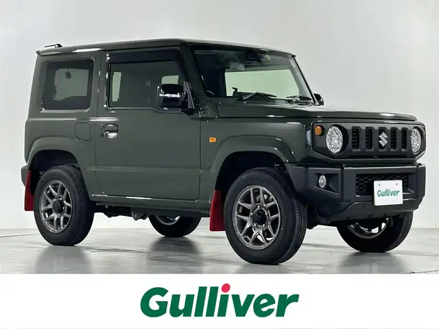 スズキ ジムニー XC 佐賀県 2023(令5)年 0.6万km ジャングルグリーン 純正8インチディーラーオプションナビ/バックカメラ/フルセグテレビTVキット付き/CD/DVD/SD/BT/USB/FM.AM/ナビ連動前後ドライブレコーダー/ETC/パートタイム4WD/ダウンヒルアシストコントロール/スズキレーダーブレーキサポートシステム/レーンキープアシスト/クルーズコントロール/オートハイビーム/オートライト/プッシュスタート/保証書/取扱説明書