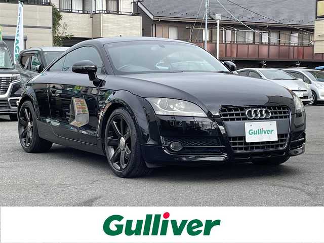 アウディ ＴＴクーペ 2．0 TFSI 東京都 2008(平20)年 7.5万km ファントムブラックパールエフェクト 社外HDDナビゲーション/Bluetooth接続/バックカメラ/スペアキー/純正フロアマット/レザーシート/ABS/横滑り防止機能/オートライト/タイヤ（レグノ）