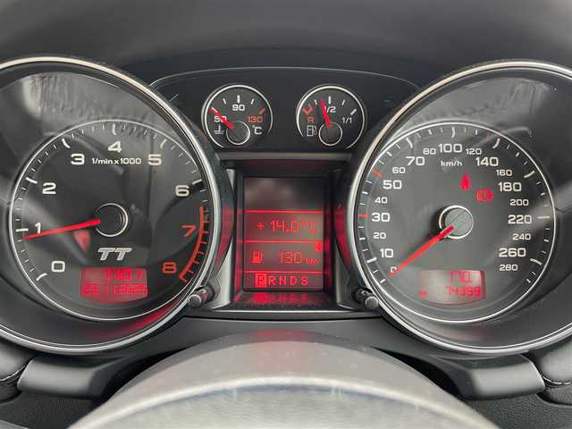 アウディ ＴＴクーペ 2．0 TFSI 東京都 2008(平20)年 7.5万km ファントムブラックパールエフェクト 社外HDDナビゲーション/Bluetooth接続/バックカメラ/スペアキー/純正フロアマット/レザーシート/ABS/横滑り防止機能/オートライト/タイヤ（レグノ）